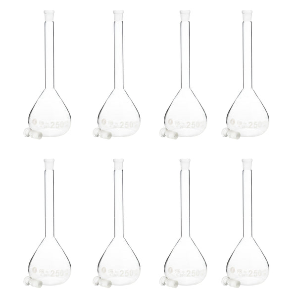 Matraz Volumetrico de Vidrio 250 Ml Paq C/8 Jf Lhabo