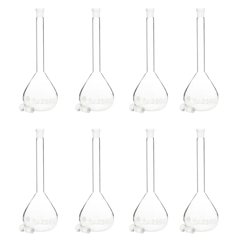 Matraz Volumetrico De Vidrio 250 Ml Paq C/8 Jf Lhabo ID-3593360