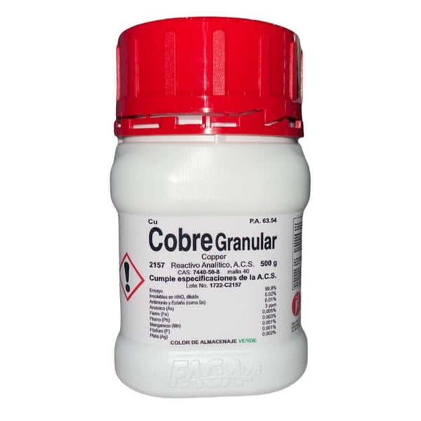 Cobre Granular R. A. de 500 G Fagalab