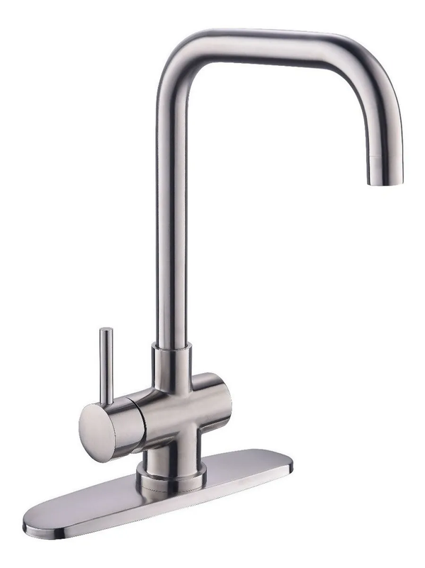Grifo de Cocina Monomando 9444inox Acero Inoxidable Urrea-v