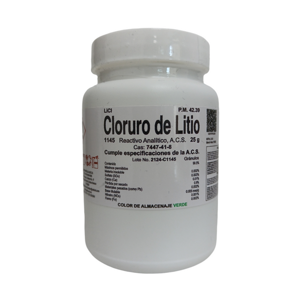 Cloruro De Litio R. A. De 25 G Jf Lhabo ID-3299337