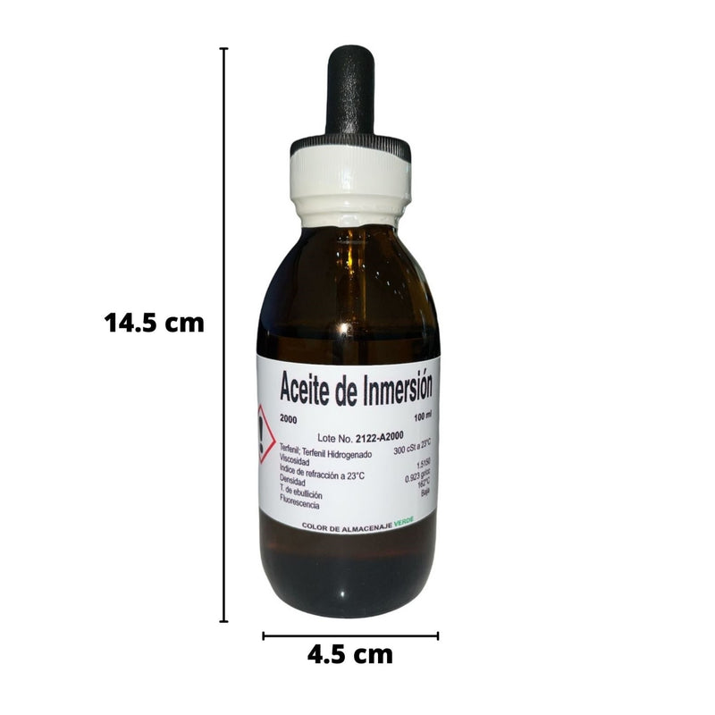 Aceite De Inmersión Tipo A 100 Ml Fagalab ID-1714239