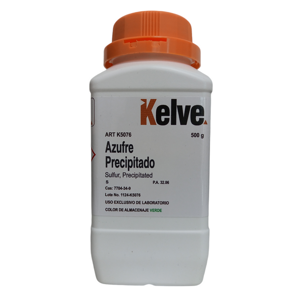 Azufre Precipitado R. A. De 500 G Kelve ID-3185453