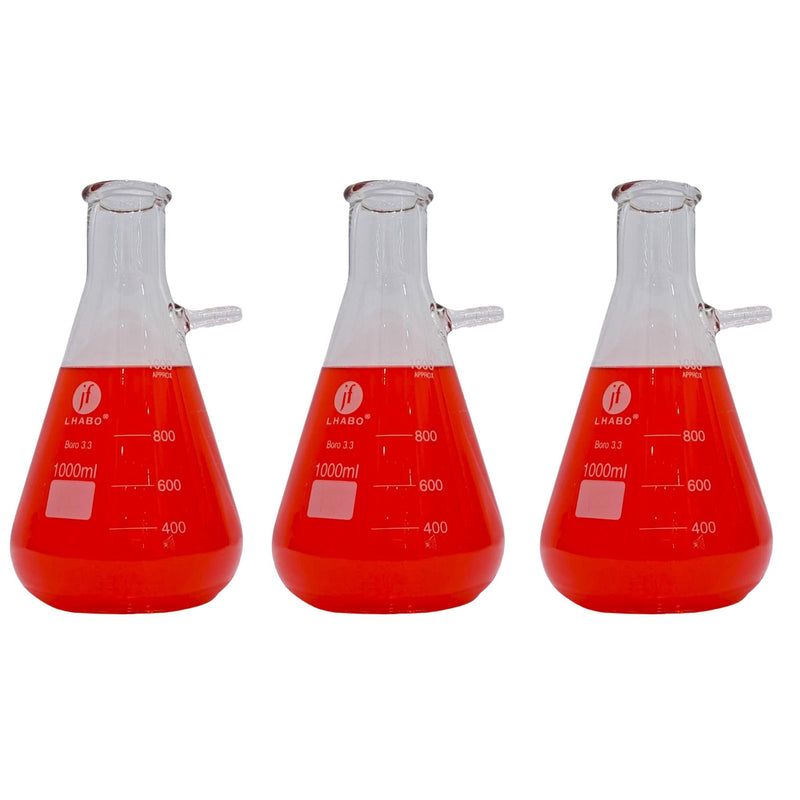 Matraz De Filtracion (Kitazato) 1000Ml Paq C/3 Jf Lhabo ID-2483800