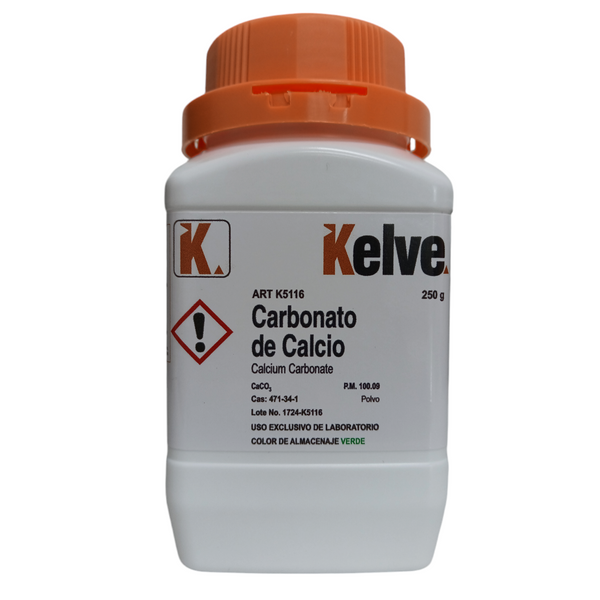 Carbonato De Calcio R. A. De 250 G Kelve ID-3178804