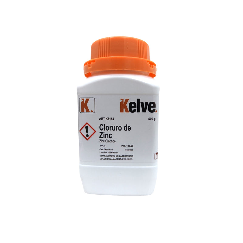 Cloruro De Zinc R. A. De 500 G Kelve ID-2930141