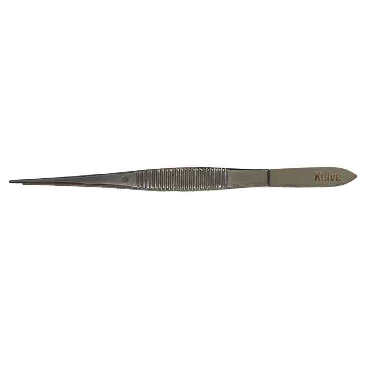 Pinza De Disección Recta 4.5 Pulgadas Acero Inox  Kelve ID-3019498