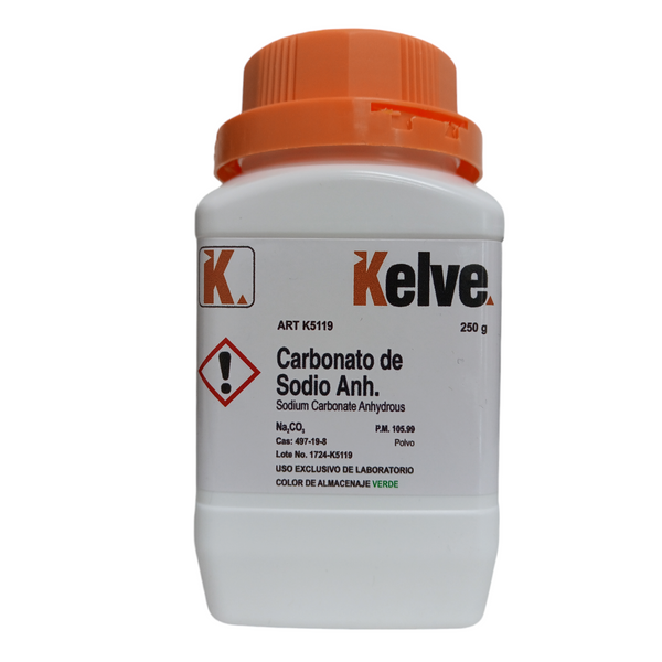 Carbonato De Sodio Anhidro 250 G R. A. Kelve ID-3217605