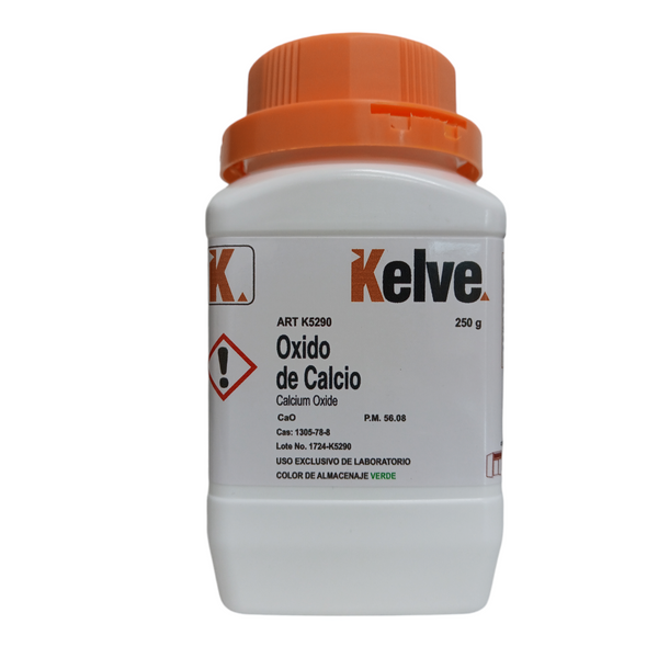 Oxido De Calcio R. A. De 250 G Kelve ID-3192771