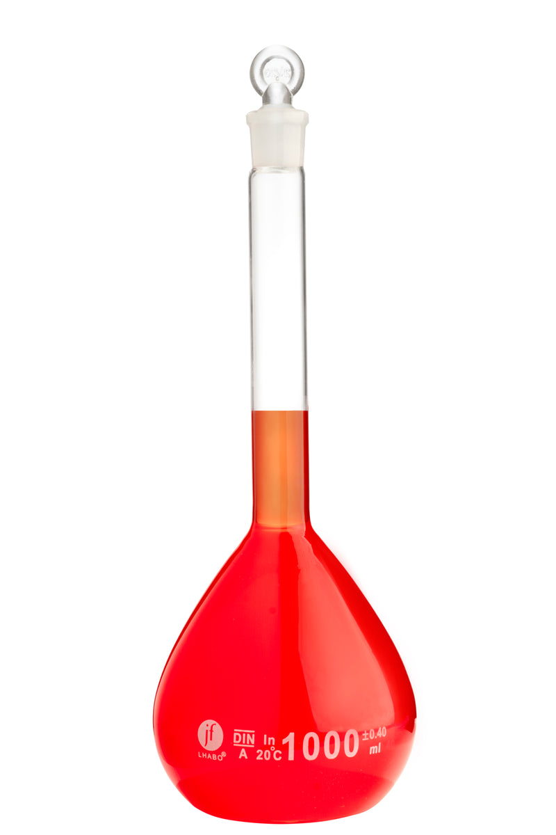 Matraz Volumetrico De Vidrio 1000 Ml Jf Lhabo ID-3593339