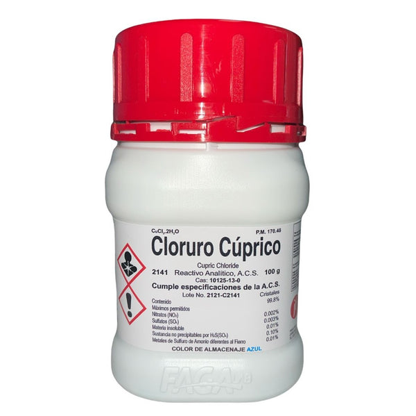 Cloruro Cúprico R. A. de 100 G Fagalab