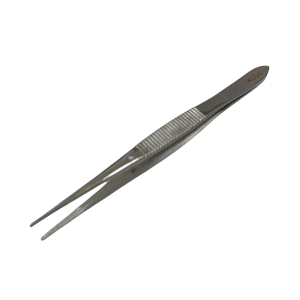 Pinza De Disección Recta 4.5 Pulgadas Acero Inox  Kelve ID-3019499