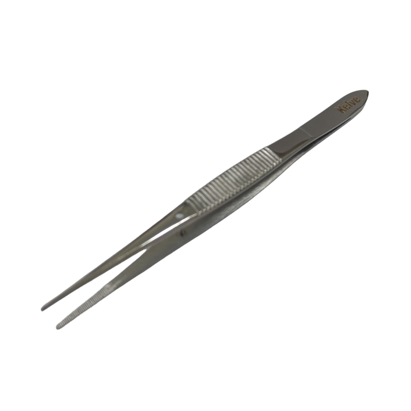 Pinza De Disección Recta 4.5 Pulgadas Acero Inox  Kelve ID-3019499