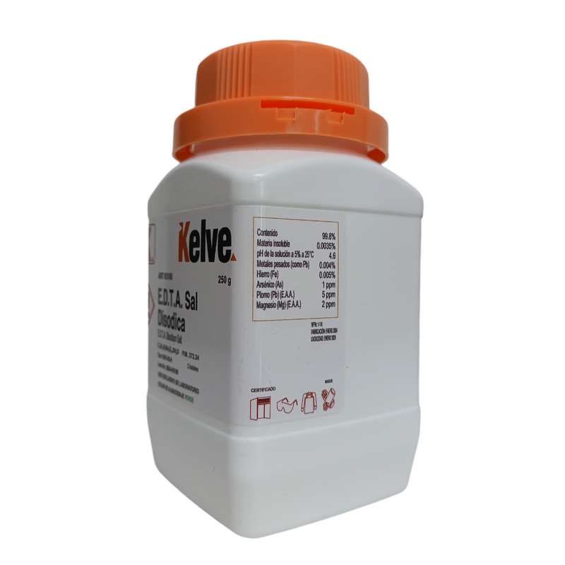 E.D.T.A. Sal Disodica R. A. De 250 G Kelve ID-3220160