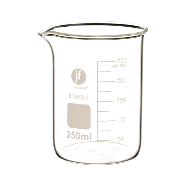 Vaso Precipitado De Vidrio 250 Ml Jf Lhabo ID-3678501