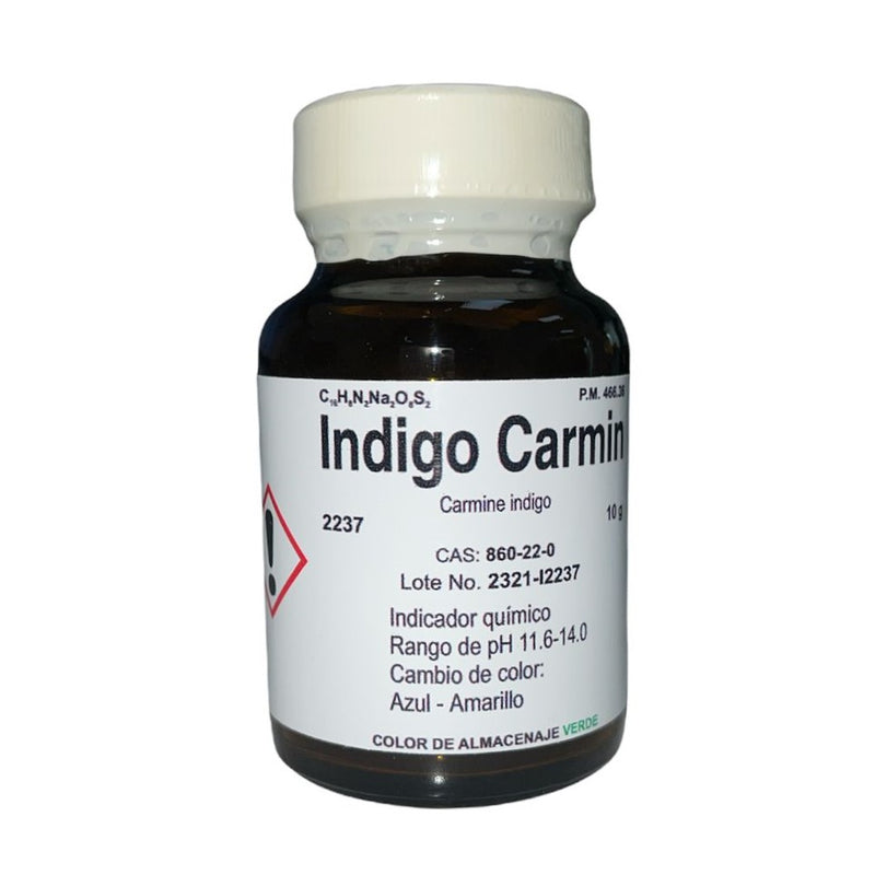 Indigo Carmin 10 G Colorante Fagalab ID-1645340