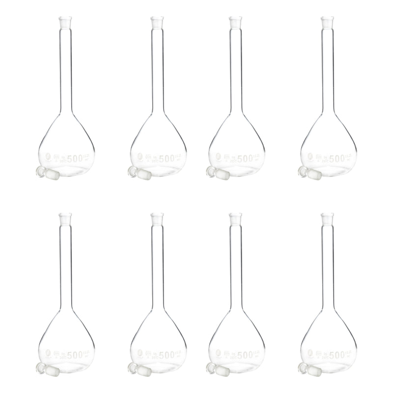 Matraz Volumetrico De Vidrio 500 Ml Paq C/8 Jf Lhabo ID-3593377