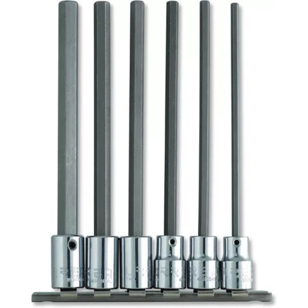 Juego De 6 Dados Largos Punta Hexagonal 3/8 4990Sml Urrea-H ID-3505241