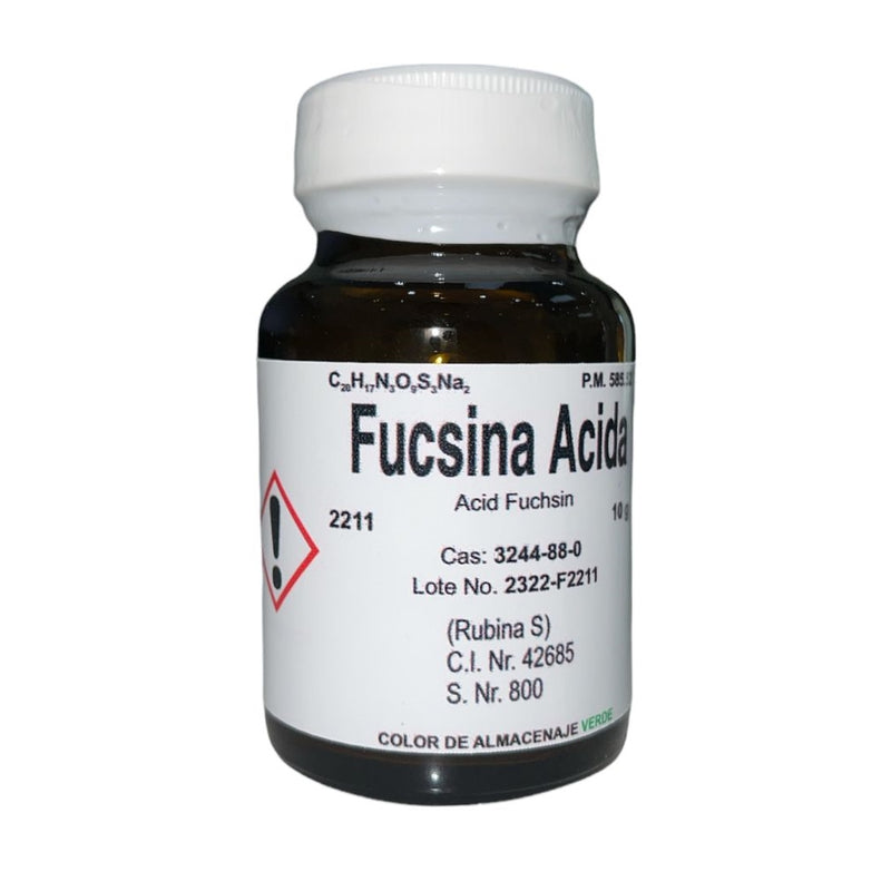 Fucsina Ácida De 10 G Fagalab Colorante ID-1713524