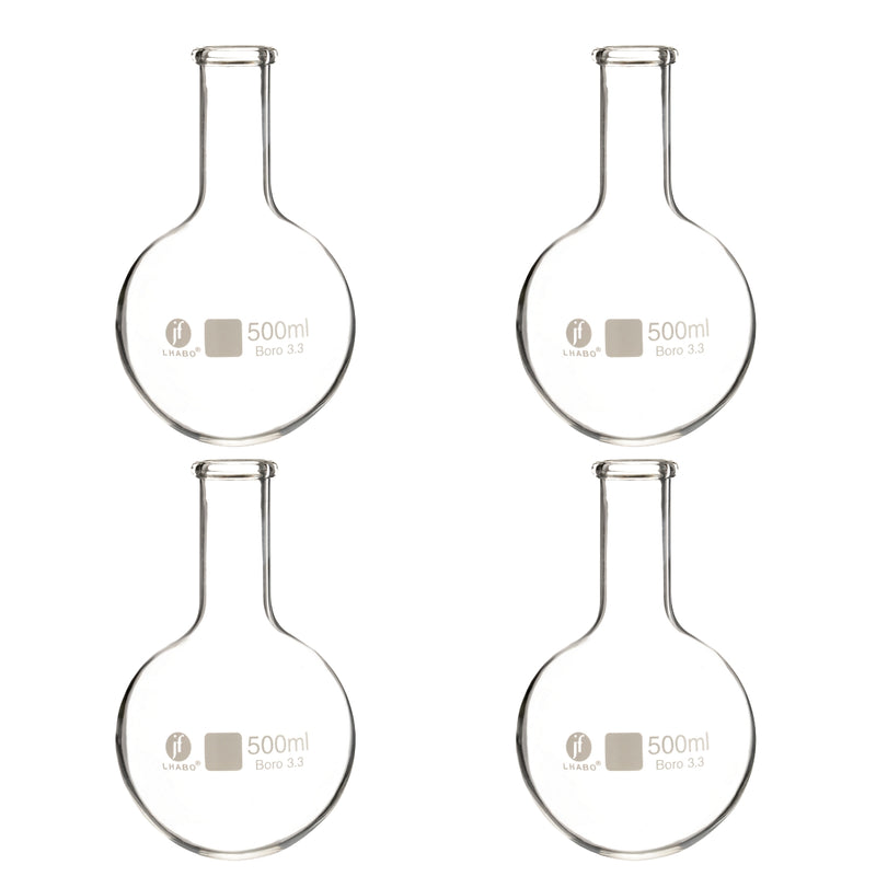 Matraz Fondo Redondo Florencia 500 Ml Paq C/4 Jf Lhabo ID-3672244