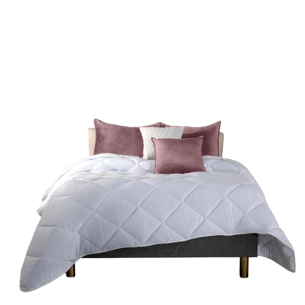 Edredon Xl Duvet Matrimonial Blanco Voluminoso 86836 Vianney
