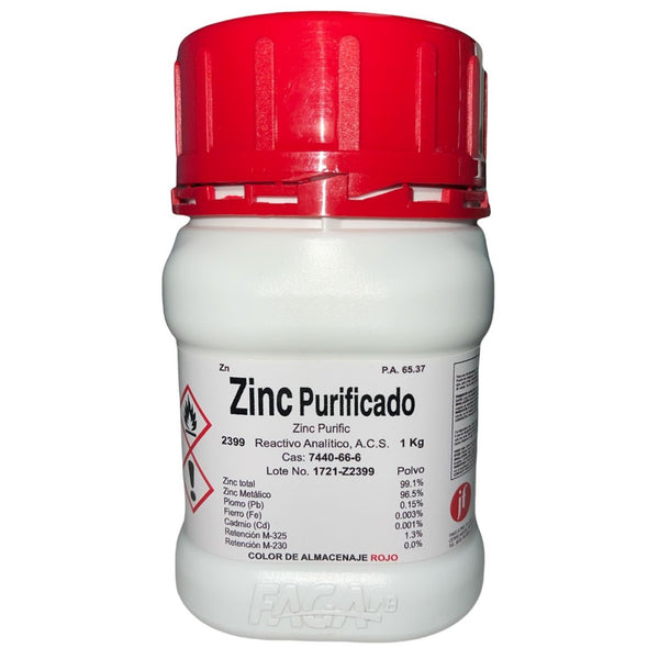 Zinc Polvo R. A. De 1Kg Fagalab ID-1671949