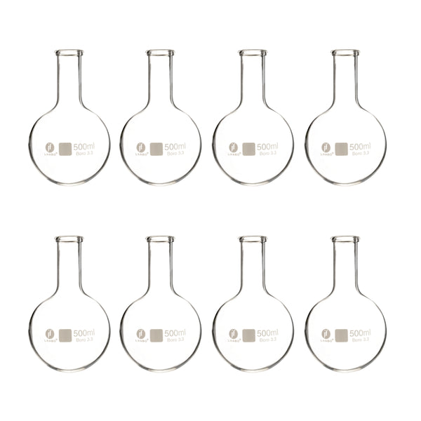 Matraz Fondo Redondo Florencia 500 Ml Paq C/8 Jf Lhabo ID-3672238