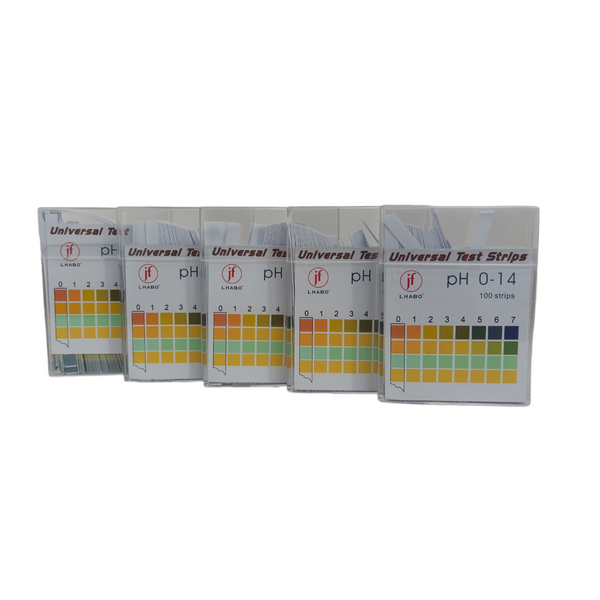 Papel Ph Universal 0-14 Medidor En Tiras Paq C/5 Jf Lhabo