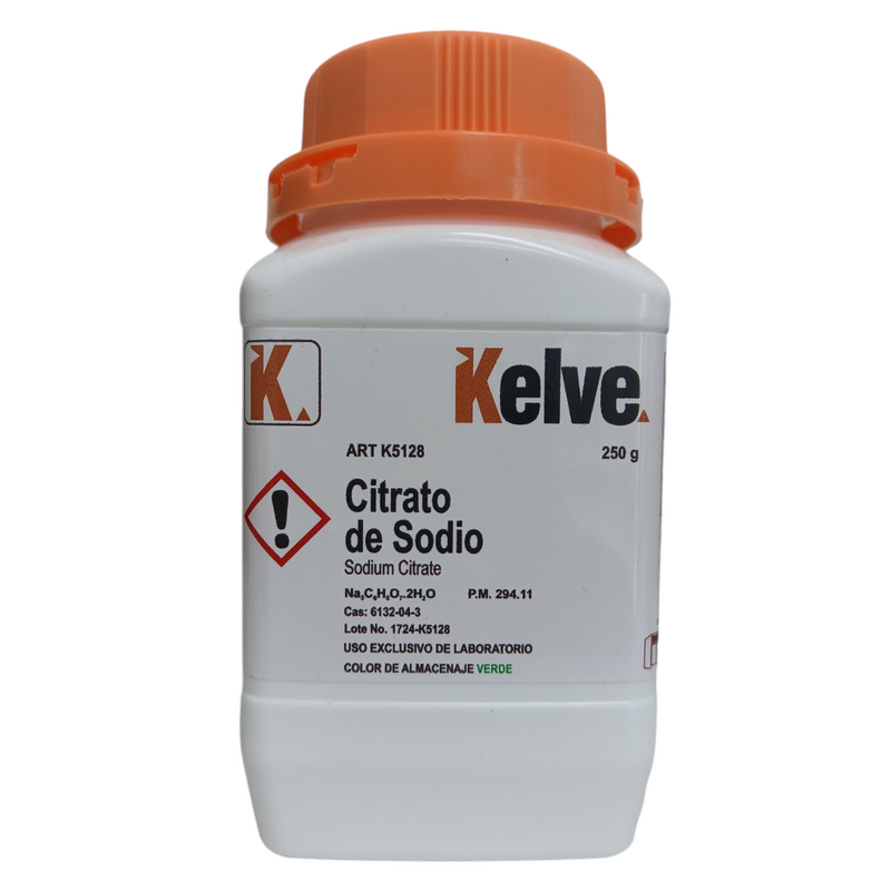 Citrato De Sodio R. A. De 250 G Kelve ID-3217547