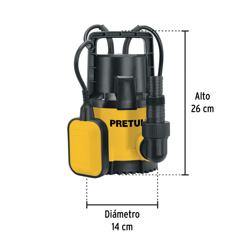 Bomba Sumergible Agua Limpia 1/2 Hp 27195 Pretul ID-2900860