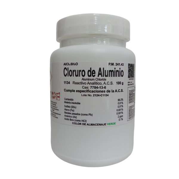 Cloruro De Aluminio R. A. De 100 G Jf Lhabo ID-3299074