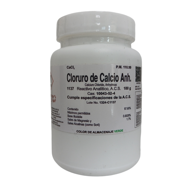 Cloruro De Calcio Anhidro R. A. De 100 G Jf Lhabo ID-3299221