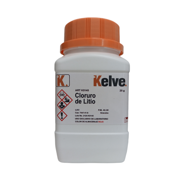 Cloruro De Litio R. A. De 25 G Kelve ID-3217575