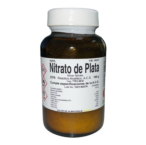 Nitrato de Plata R. A. de 100 G Fagalab