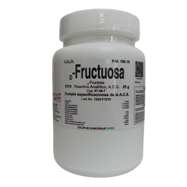 D-fructuosa (levulosa) R. A. de 25 G Jf Lhabo