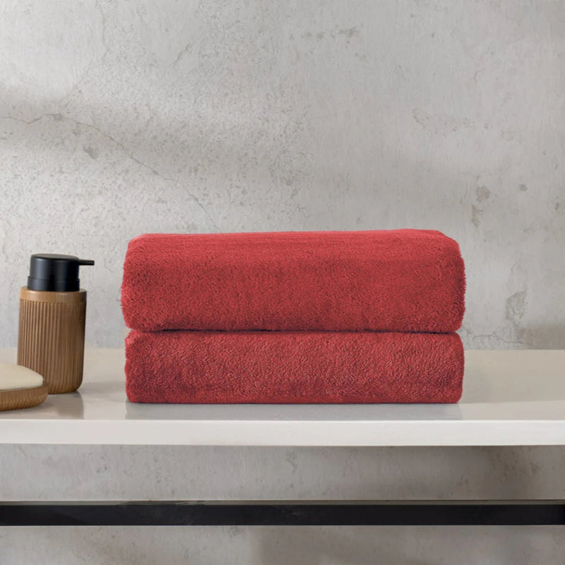 Toalla De Baño Mawi Color Rojo 89303 Vianney ID-3625039