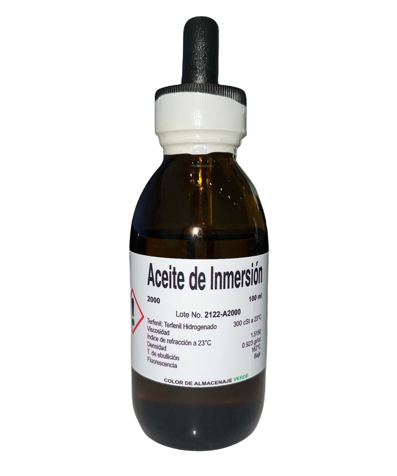 Aceite De Inmersión Tipo A 100 Ml Fagalab ID-1683482