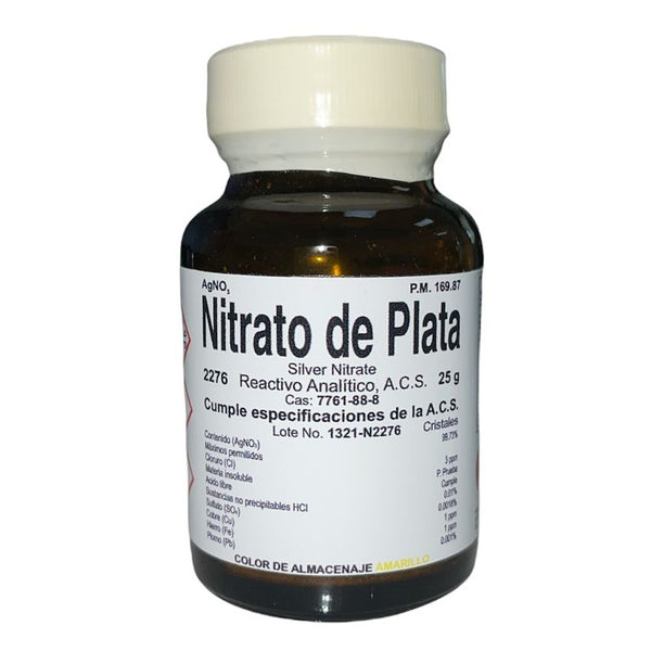Nitrato De Plata R. A. De 25 G Fagalab ID-1645748