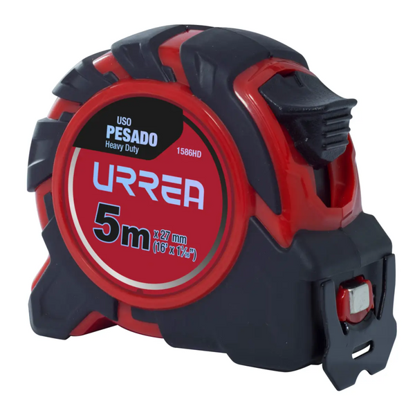 Flexómetro Uso Rudo Anti Impacto 5mx27mm 1586hd Urrea