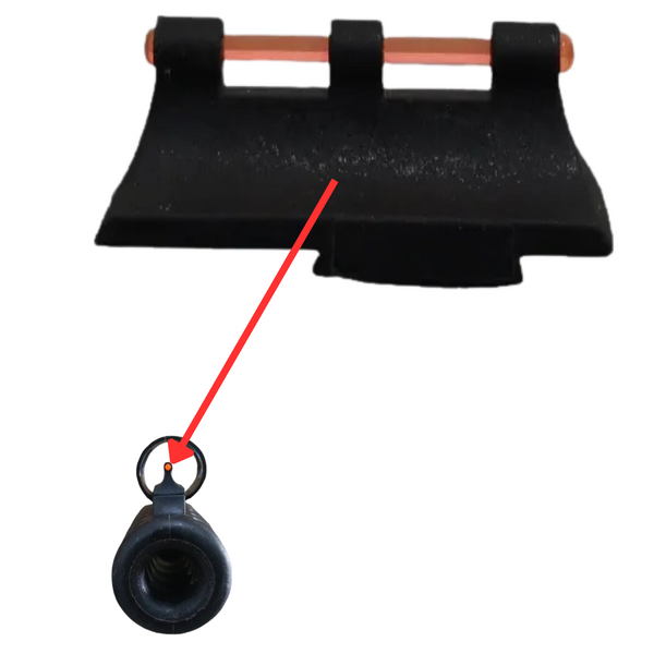 Mira Delantera con Fibra Óptica para Gamo