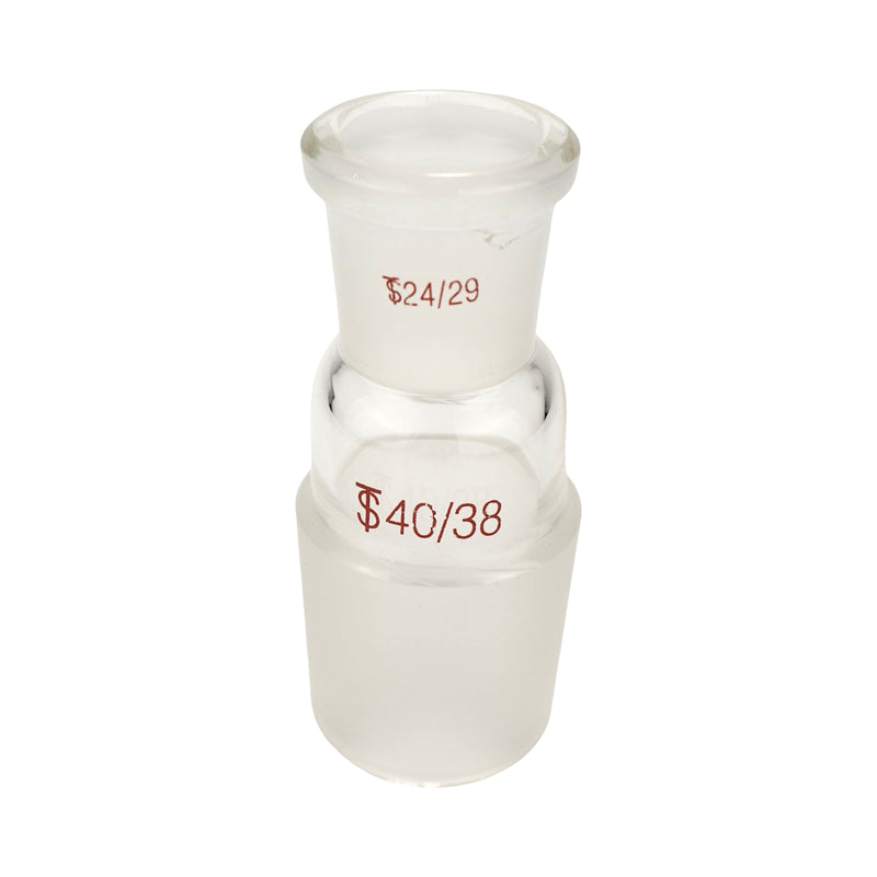 Adaptador de Vidrio Esmerilado Hembra 24/29 Macho 40/38 Jf Lhabo