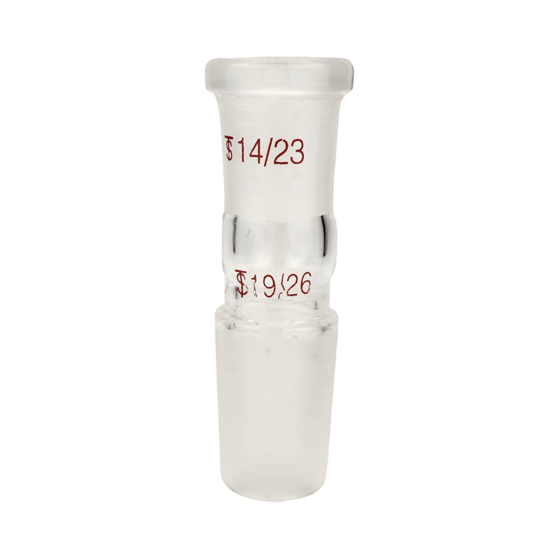 Adaptador de Vidrio Esmerilado Hembra 14/23 Macho 19/26 Jf Lhabo
