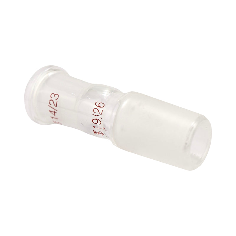 Adaptador de Vidrio Esmerilado Hembra 14/23 Macho 19/26 Jf Lhabo