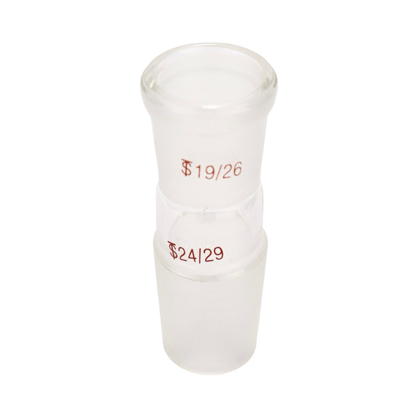 Adaptador de Vidrio Esmerilado Hembra 19/26 Macho 24/29 Jf Lhabo