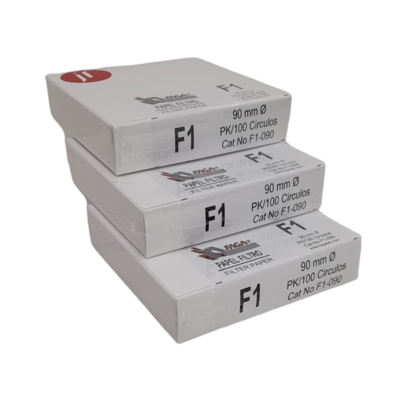 Paquete De 3 Papel Filtro Cualitativo F1-090 Fagalab ID-1648876