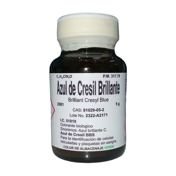 Azul De Cresil Brillante De 5 G Fagalab Colorante ID-1713139