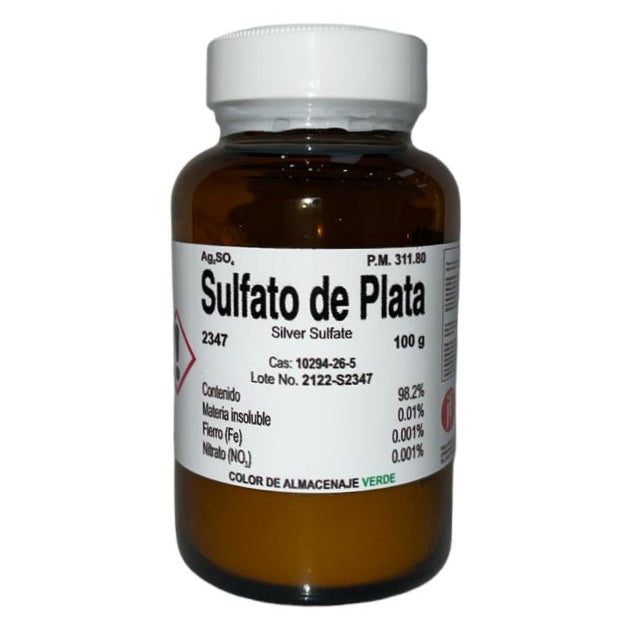 Sulfato De Plata R. A. De 100 G Fagalab ID-1711694