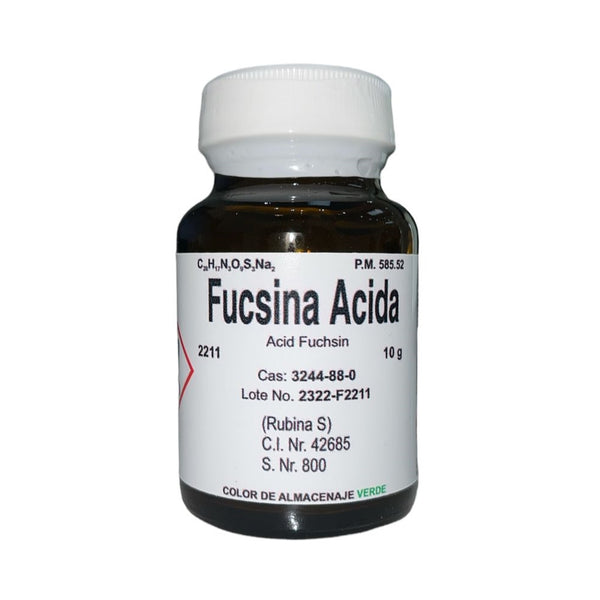 Fucsina Ácida De 10 G Fagalab Colorante ID-1713525