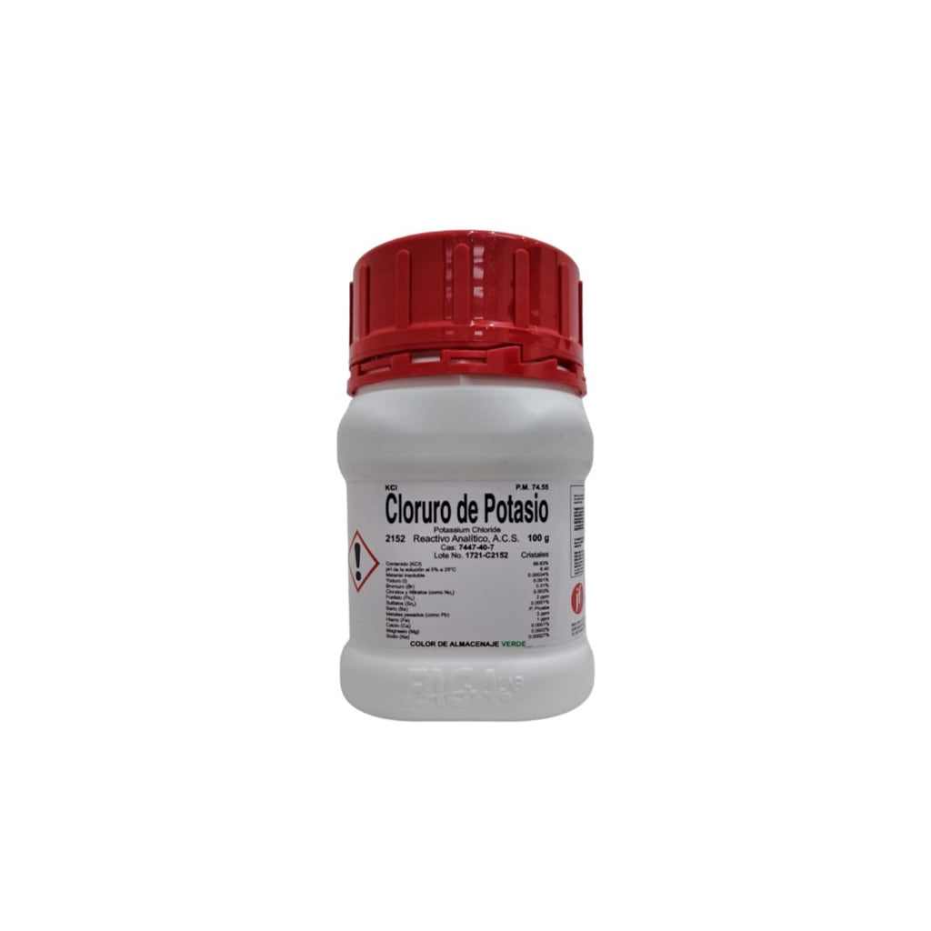 Cloruro de Potasio R. A. de 100g Fagalab