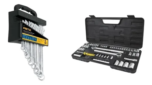 Kit Juego de Herramientas Y Llaves Pretul